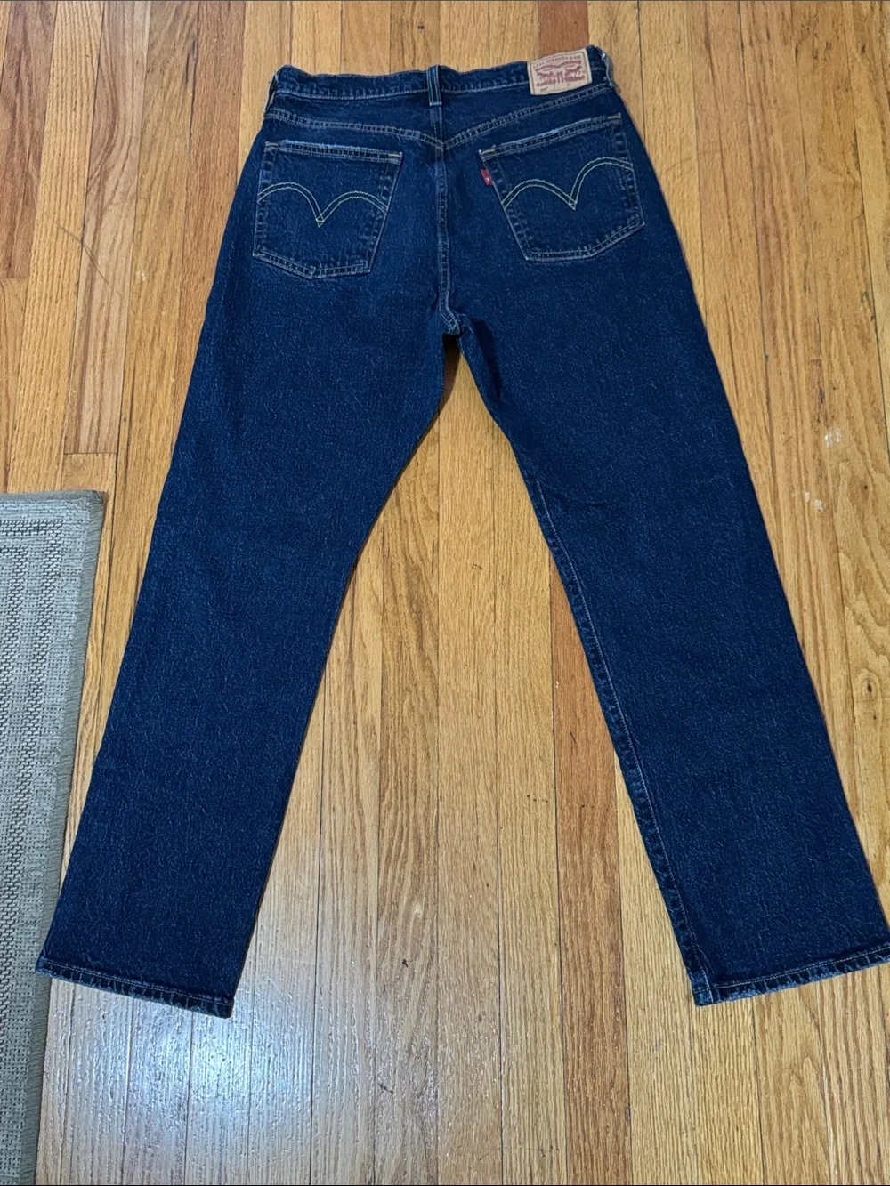 Levi's 501 Men's Dark Indigo Straight Jeans size W30 L30